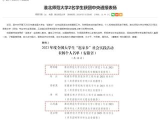 安徽教育网：bd官方登录页面2名学生获团中央通报表扬